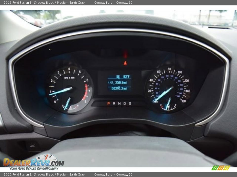 2016 Ford Fusion S Shadow Black / Medium Earth Gray Photo #17