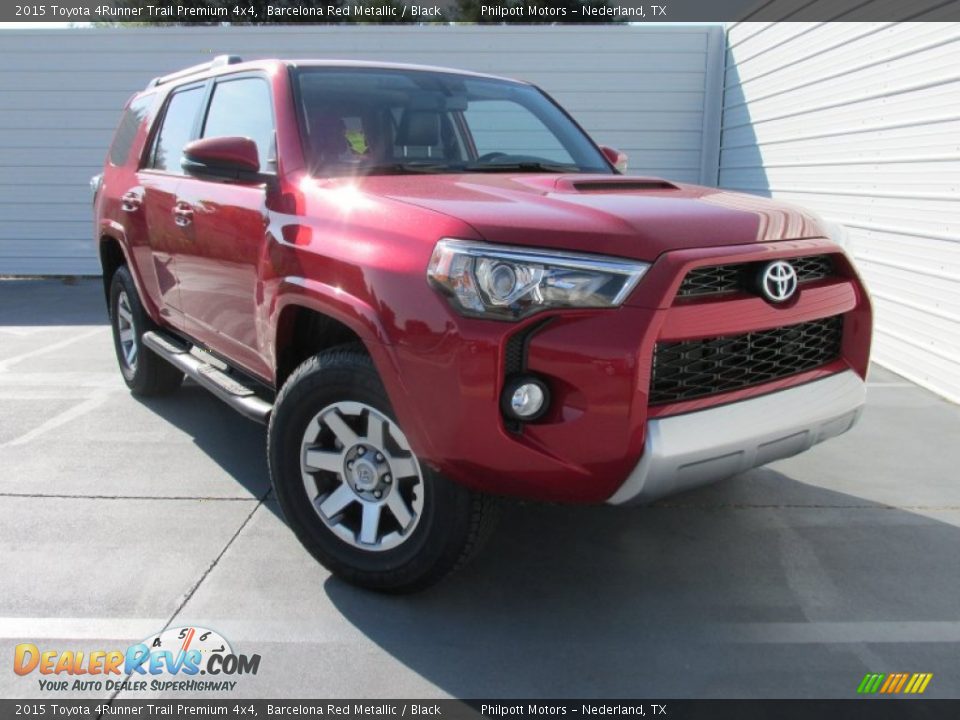 2015 Toyota 4Runner Trail Premium 4x4 Barcelona Red Metallic / Black Photo #1