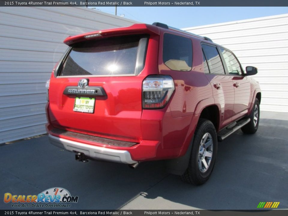 2015 Toyota 4Runner Trail Premium 4x4 Barcelona Red Metallic / Black Photo #4
