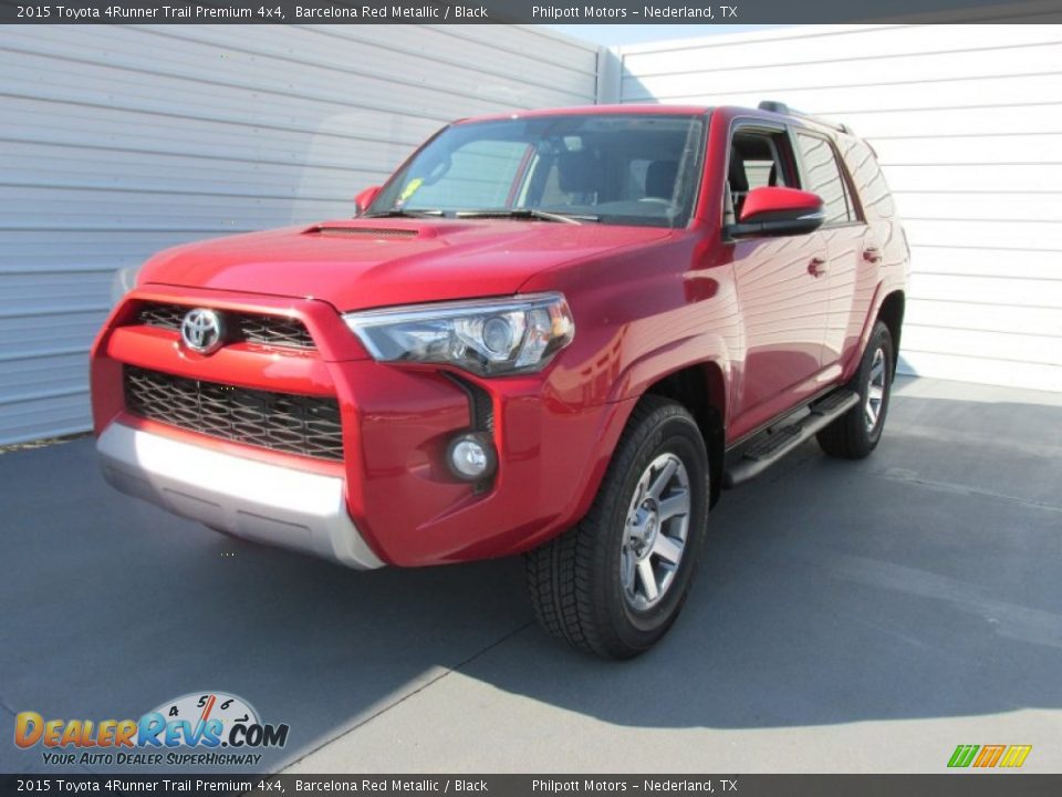 2015 Toyota 4Runner Trail Premium 4x4 Barcelona Red Metallic / Black Photo #7