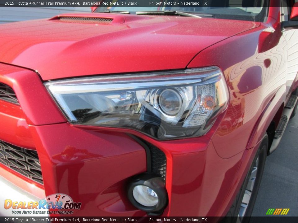 2015 Toyota 4Runner Trail Premium 4x4 Barcelona Red Metallic / Black Photo #9