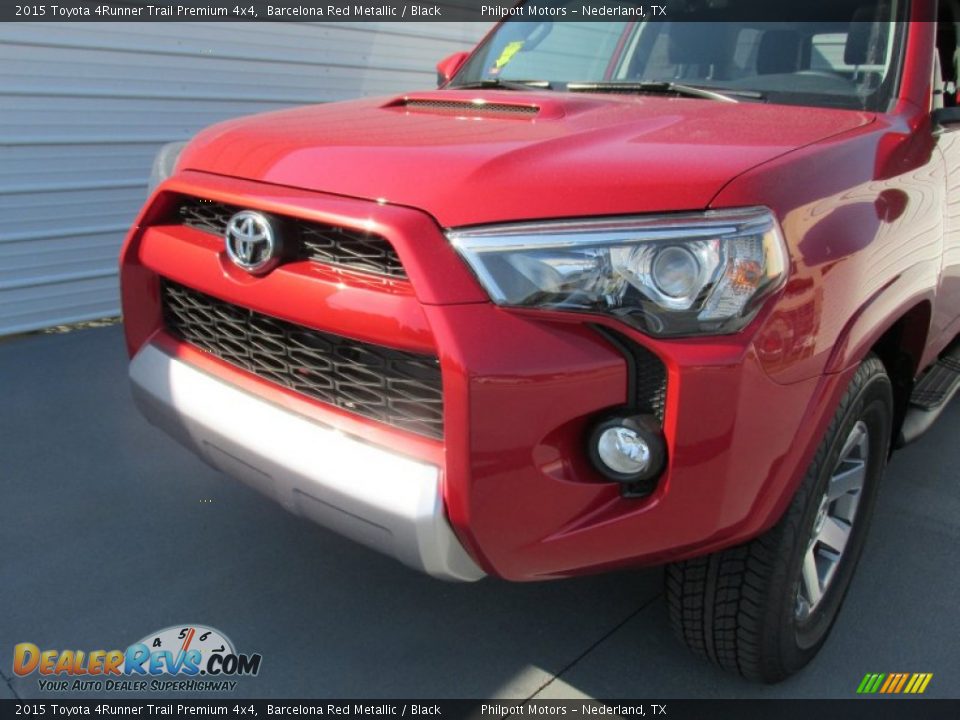 2015 Toyota 4Runner Trail Premium 4x4 Barcelona Red Metallic / Black Photo #10