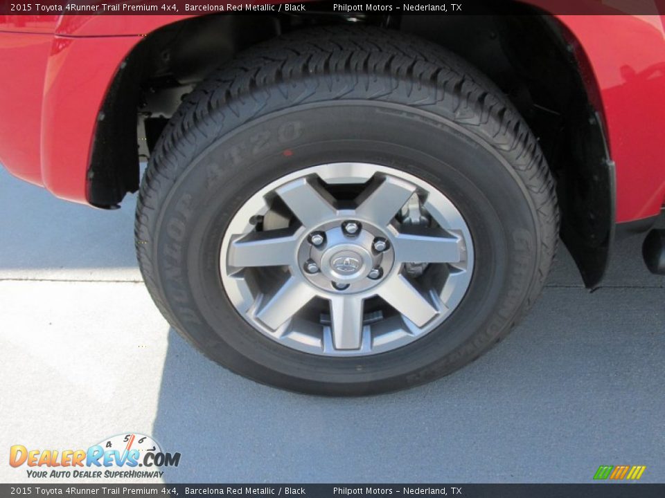 2015 Toyota 4Runner Trail Premium 4x4 Barcelona Red Metallic / Black Photo #11