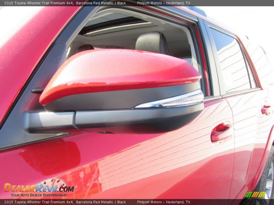 2015 Toyota 4Runner Trail Premium 4x4 Barcelona Red Metallic / Black Photo #13