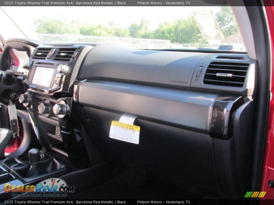 2015 Toyota 4Runner Trail Premium 4x4 Barcelona Red Metallic / Black Photo #15