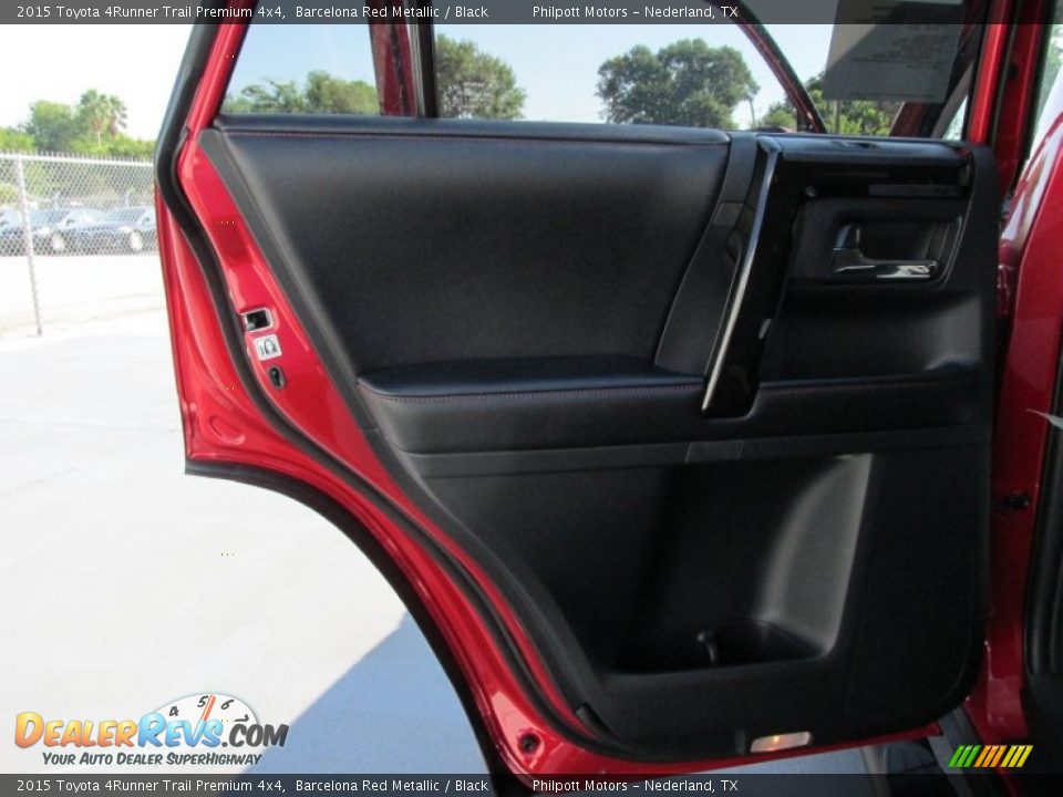 2015 Toyota 4Runner Trail Premium 4x4 Barcelona Red Metallic / Black Photo #17