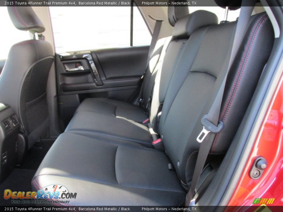 2015 Toyota 4Runner Trail Premium 4x4 Barcelona Red Metallic / Black Photo #18