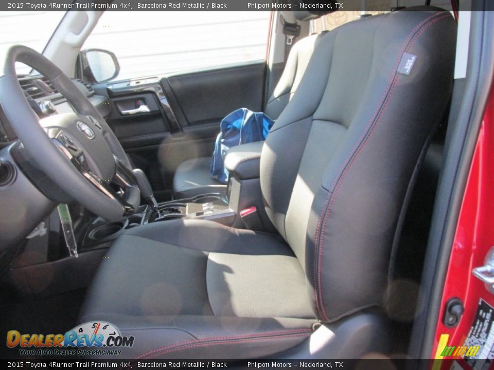 2015 Toyota 4Runner Trail Premium 4x4 Barcelona Red Metallic / Black Photo #21
