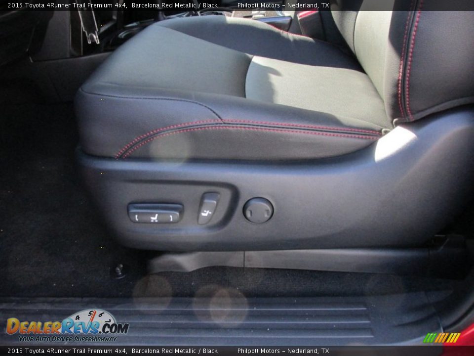 2015 Toyota 4Runner Trail Premium 4x4 Barcelona Red Metallic / Black Photo #22