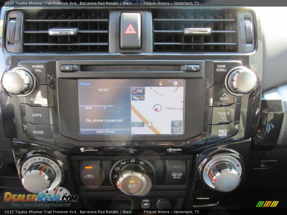 2015 Toyota 4Runner Trail Premium 4x4 Barcelona Red Metallic / Black Photo #26