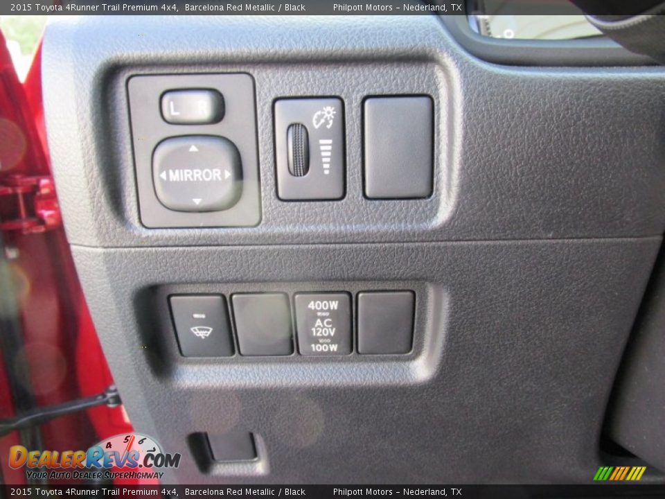 2015 Toyota 4Runner Trail Premium 4x4 Barcelona Red Metallic / Black Photo #33