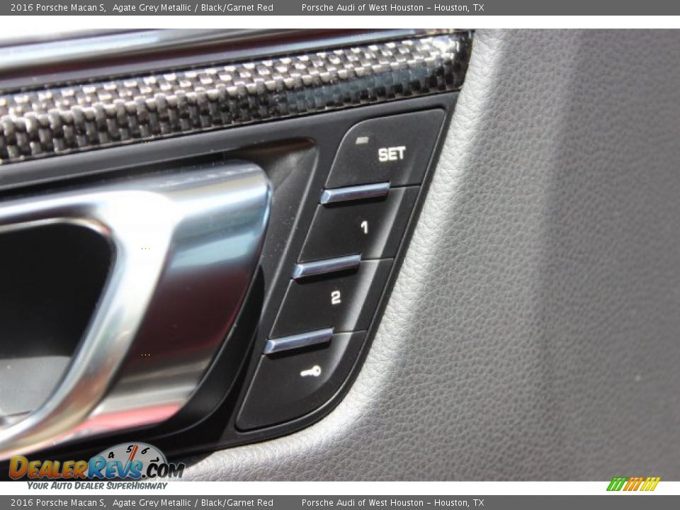 2016 Porsche Macan S Agate Grey Metallic / Black/Garnet Red Photo #9