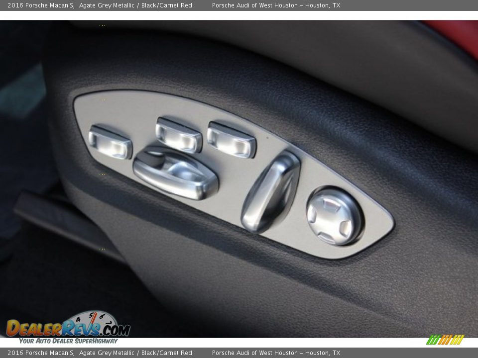 2016 Porsche Macan S Agate Grey Metallic / Black/Garnet Red Photo #10