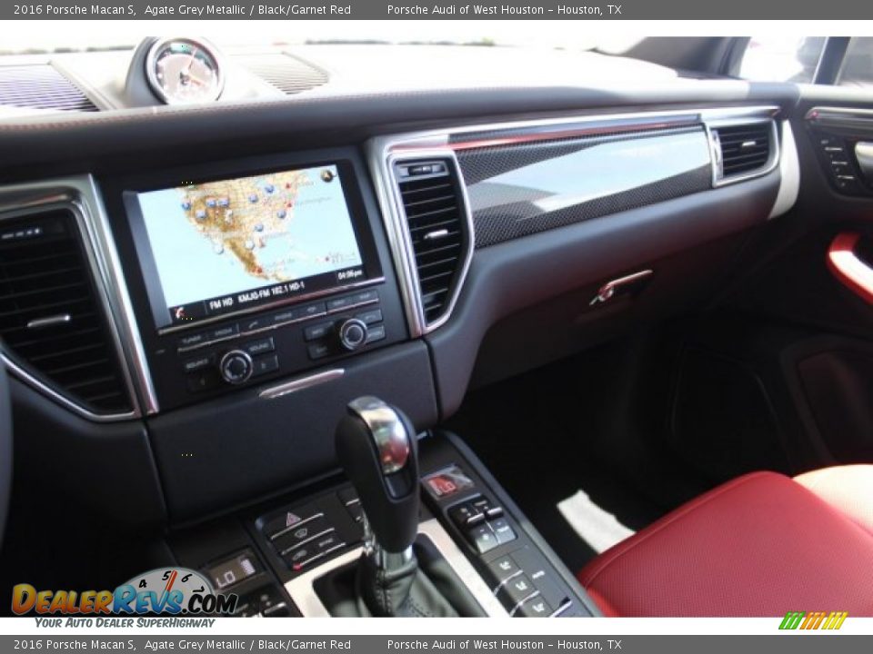 2016 Porsche Macan S Agate Grey Metallic / Black/Garnet Red Photo #13