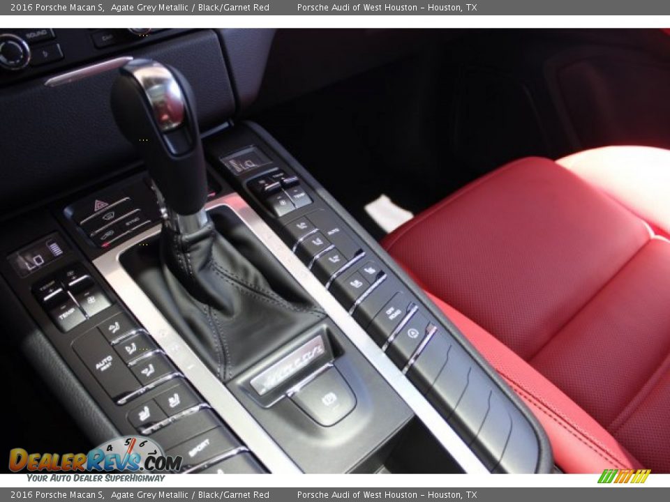 2016 Porsche Macan S Agate Grey Metallic / Black/Garnet Red Photo #14