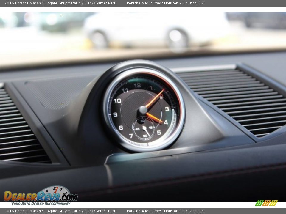 2016 Porsche Macan S Agate Grey Metallic / Black/Garnet Red Photo #15