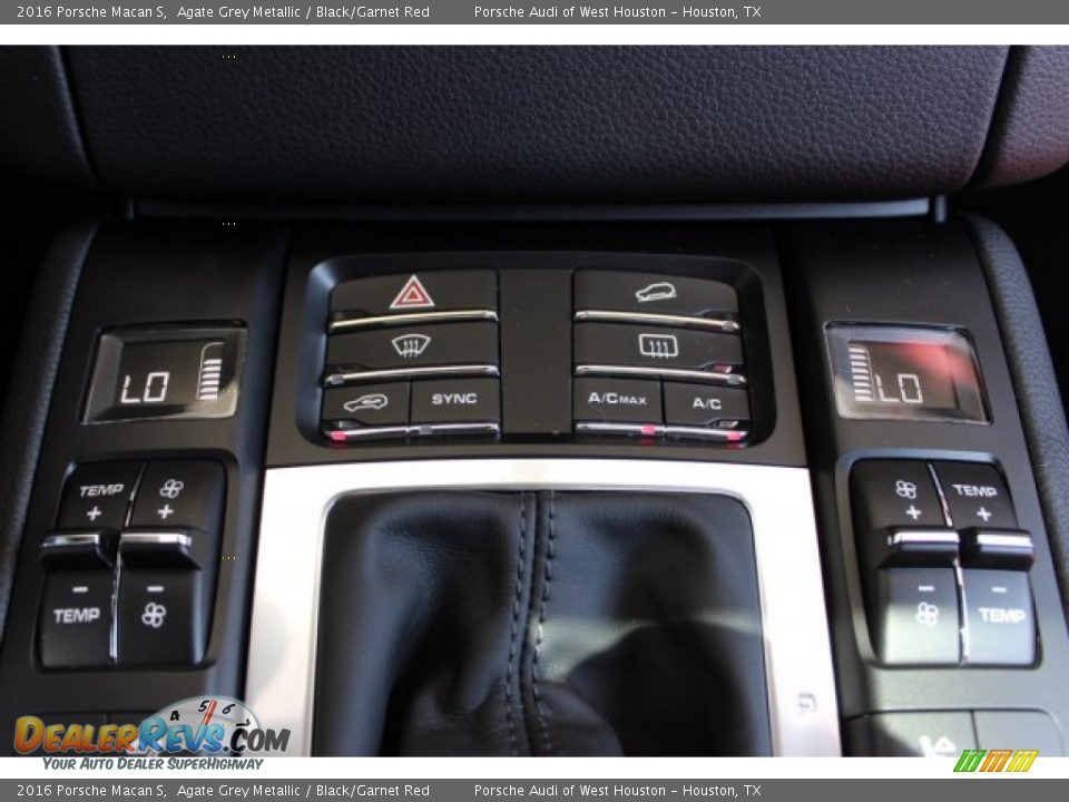 2016 Porsche Macan S Agate Grey Metallic / Black/Garnet Red Photo #16