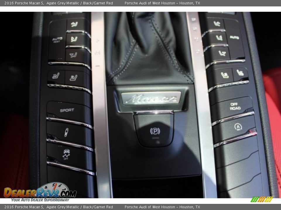 2016 Porsche Macan S Agate Grey Metallic / Black/Garnet Red Photo #17