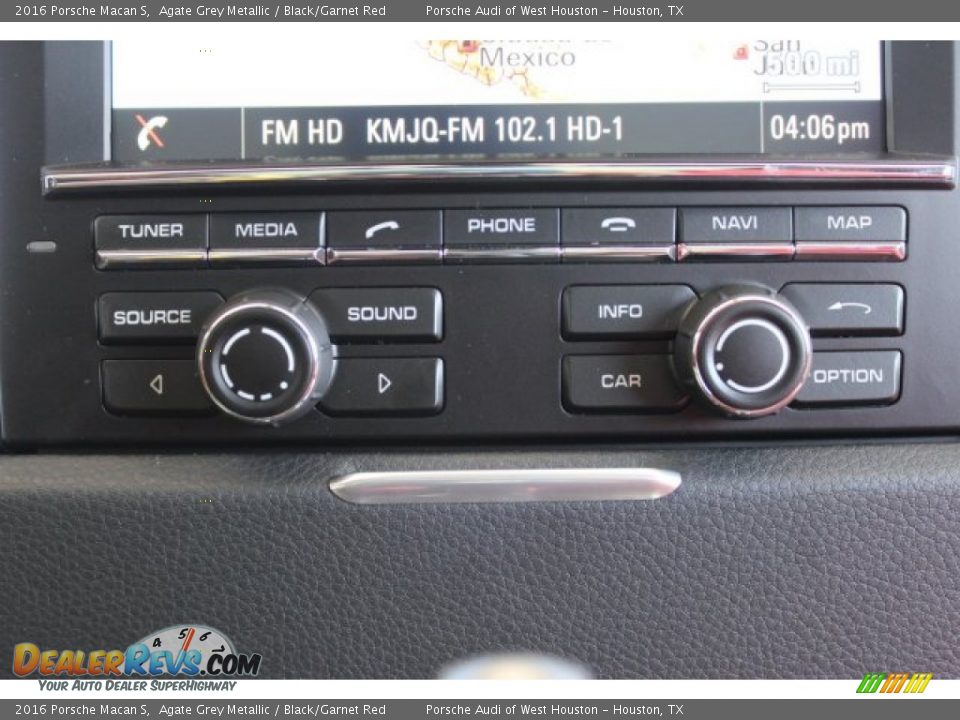 2016 Porsche Macan S Agate Grey Metallic / Black/Garnet Red Photo #18