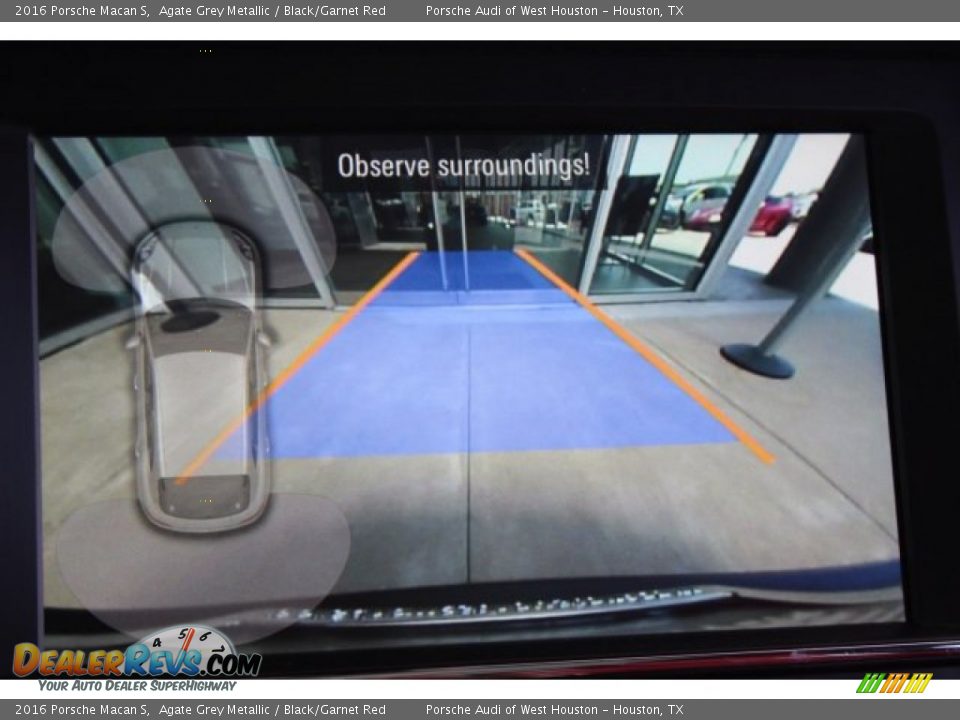 2016 Porsche Macan S Agate Grey Metallic / Black/Garnet Red Photo #20