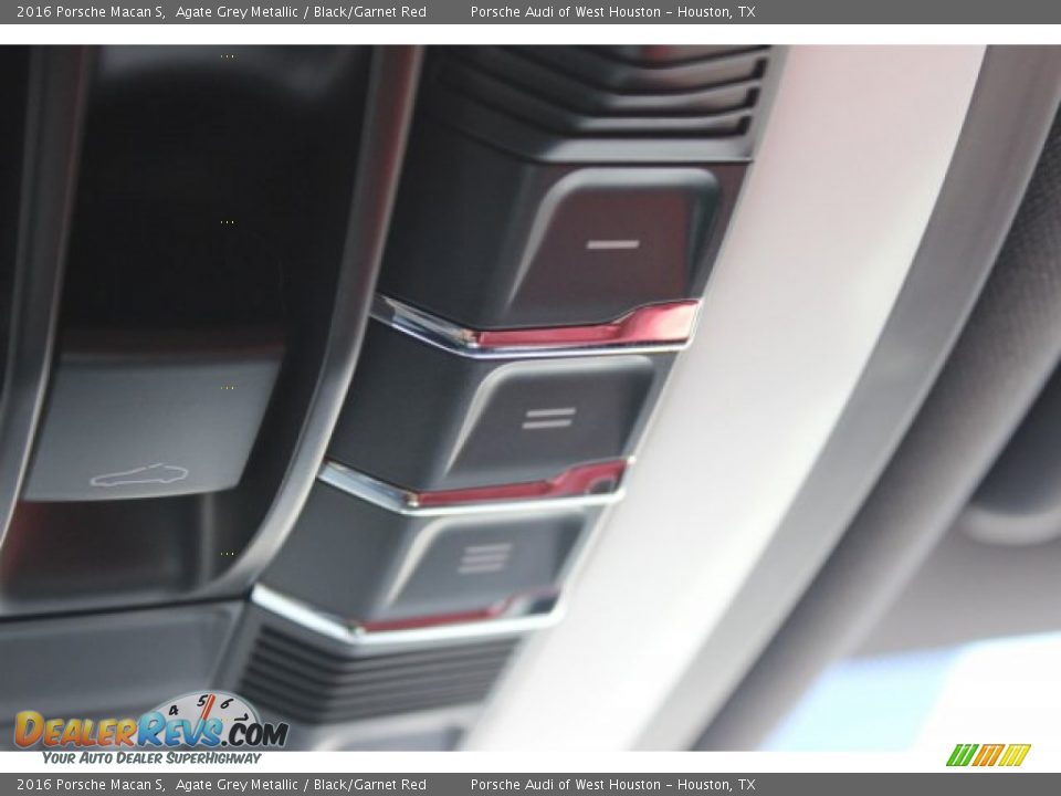 2016 Porsche Macan S Agate Grey Metallic / Black/Garnet Red Photo #23