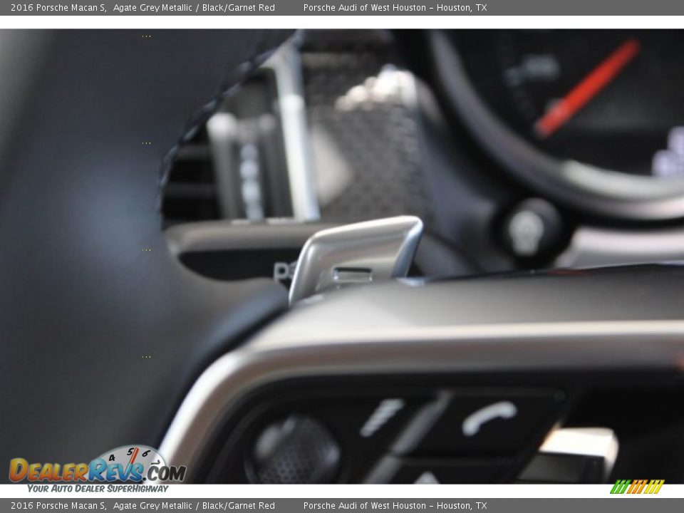 2016 Porsche Macan S Agate Grey Metallic / Black/Garnet Red Photo #27