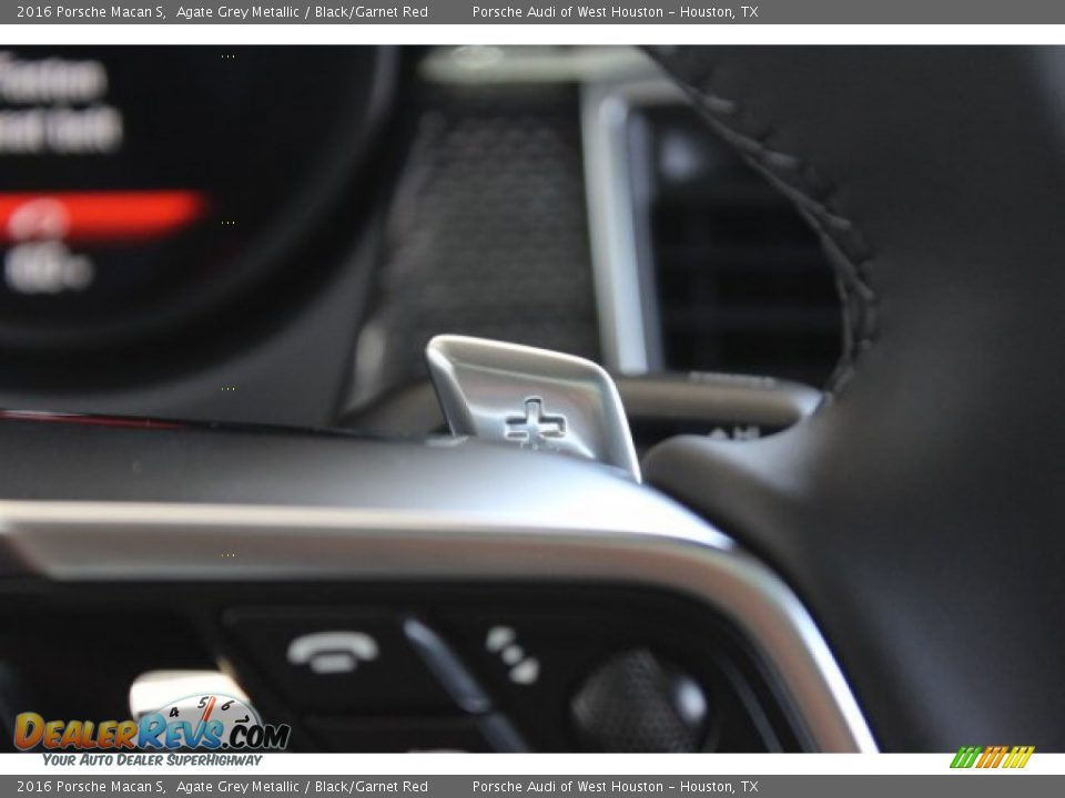 2016 Porsche Macan S Agate Grey Metallic / Black/Garnet Red Photo #28