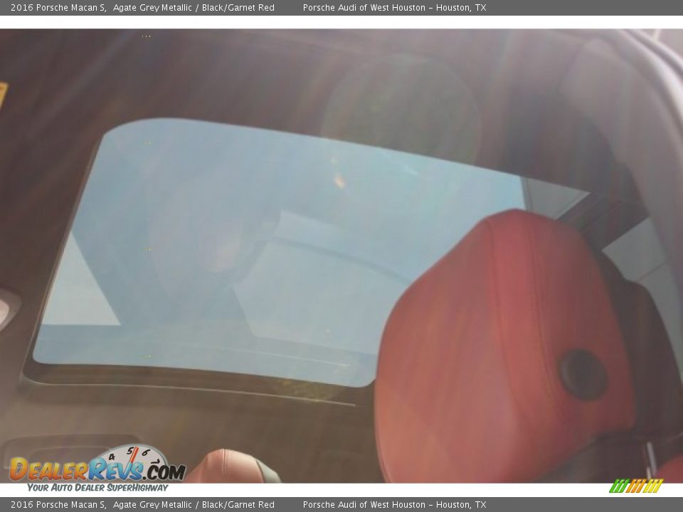 2016 Porsche Macan S Agate Grey Metallic / Black/Garnet Red Photo #30