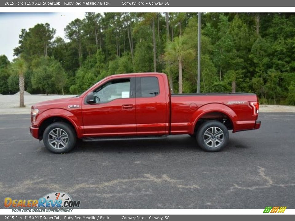 Ruby Red Metallic 2015 Ford F150 XLT SuperCab Photo #8