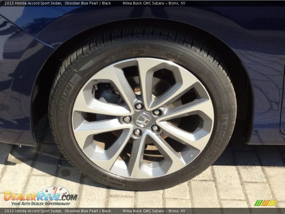2013 Honda Accord Sport Sedan Obsidian Blue Pearl / Black Photo #4