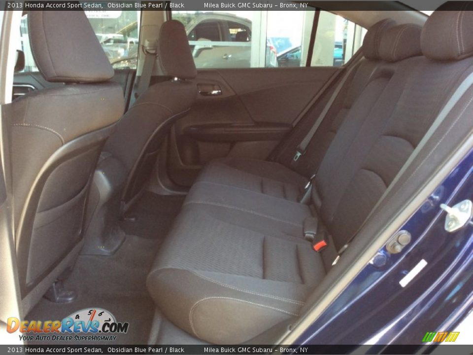 2013 Honda Accord Sport Sedan Obsidian Blue Pearl / Black Photo #7