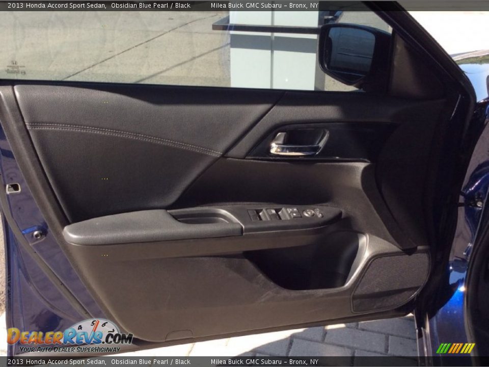 2013 Honda Accord Sport Sedan Obsidian Blue Pearl / Black Photo #12