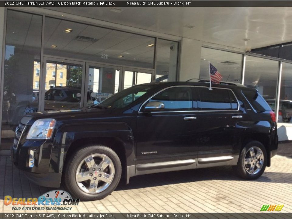 2012 GMC Terrain SLT AWD Carbon Black Metallic / Jet Black Photo #1