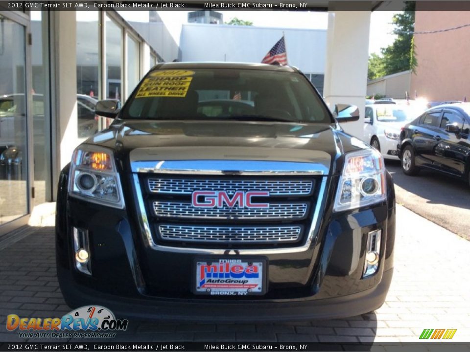 2012 GMC Terrain SLT AWD Carbon Black Metallic / Jet Black Photo #2