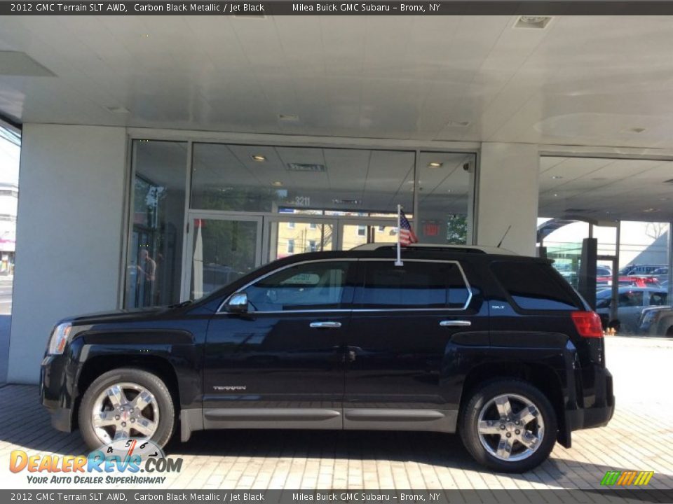 2012 GMC Terrain SLT AWD Carbon Black Metallic / Jet Black Photo #3