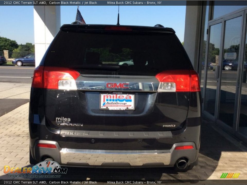 2012 GMC Terrain SLT AWD Carbon Black Metallic / Jet Black Photo #6