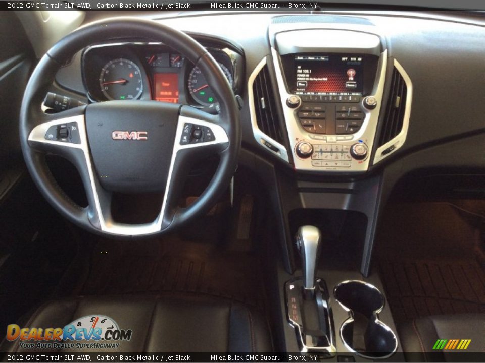 2012 GMC Terrain SLT AWD Carbon Black Metallic / Jet Black Photo #8