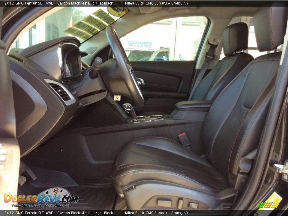 2012 GMC Terrain SLT AWD Carbon Black Metallic / Jet Black Photo #14