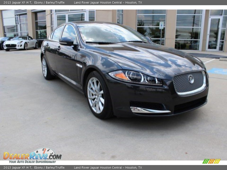 2013 Jaguar XF I4 T Ebony / Barley/Truffle Photo #1