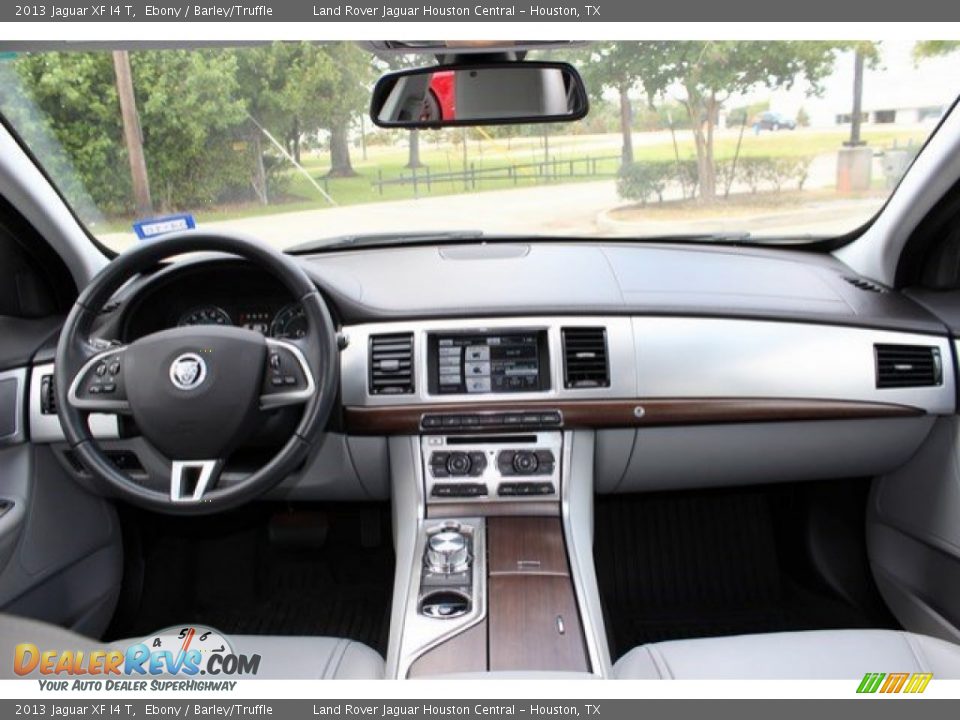 2013 Jaguar XF I4 T Ebony / Barley/Truffle Photo #3