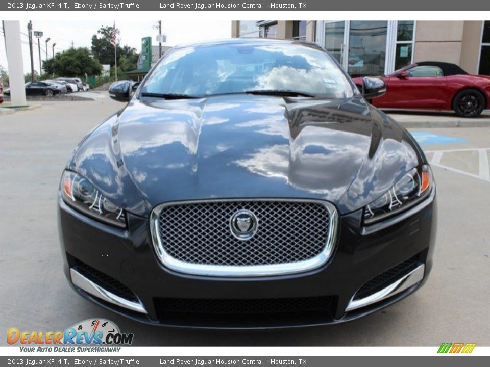 2013 Jaguar XF I4 T Ebony / Barley/Truffle Photo #5