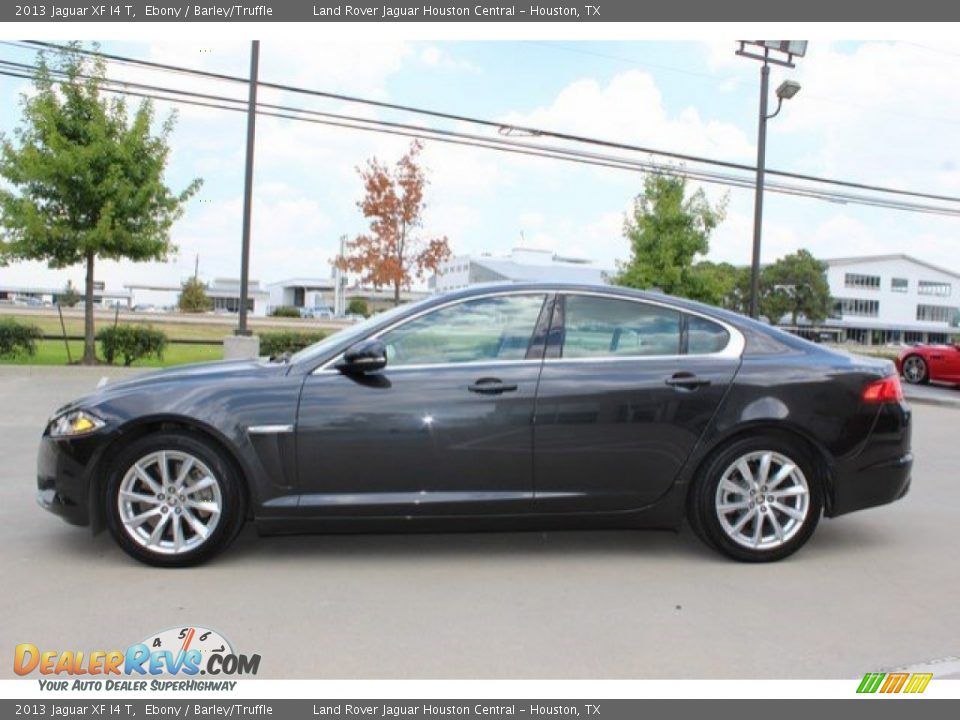 2013 Jaguar XF I4 T Ebony / Barley/Truffle Photo #7
