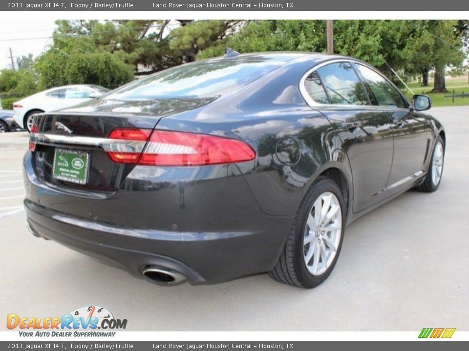 2013 Jaguar XF I4 T Ebony / Barley/Truffle Photo #10