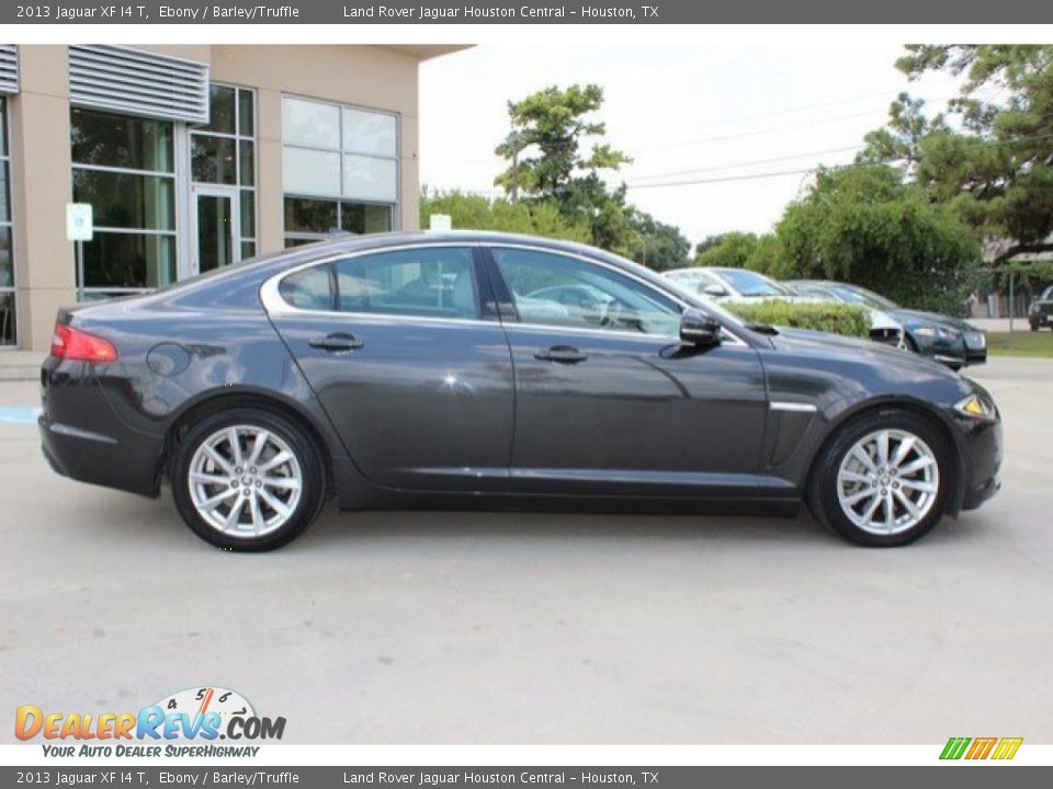 2013 Jaguar XF I4 T Ebony / Barley/Truffle Photo #11