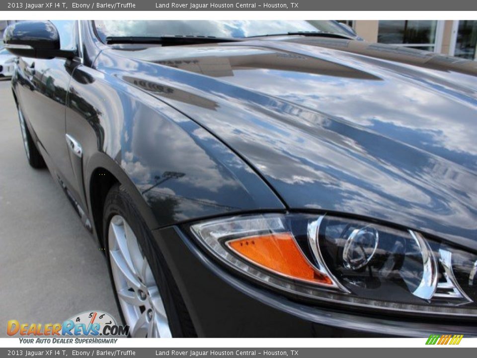 2013 Jaguar XF I4 T Ebony / Barley/Truffle Photo #12