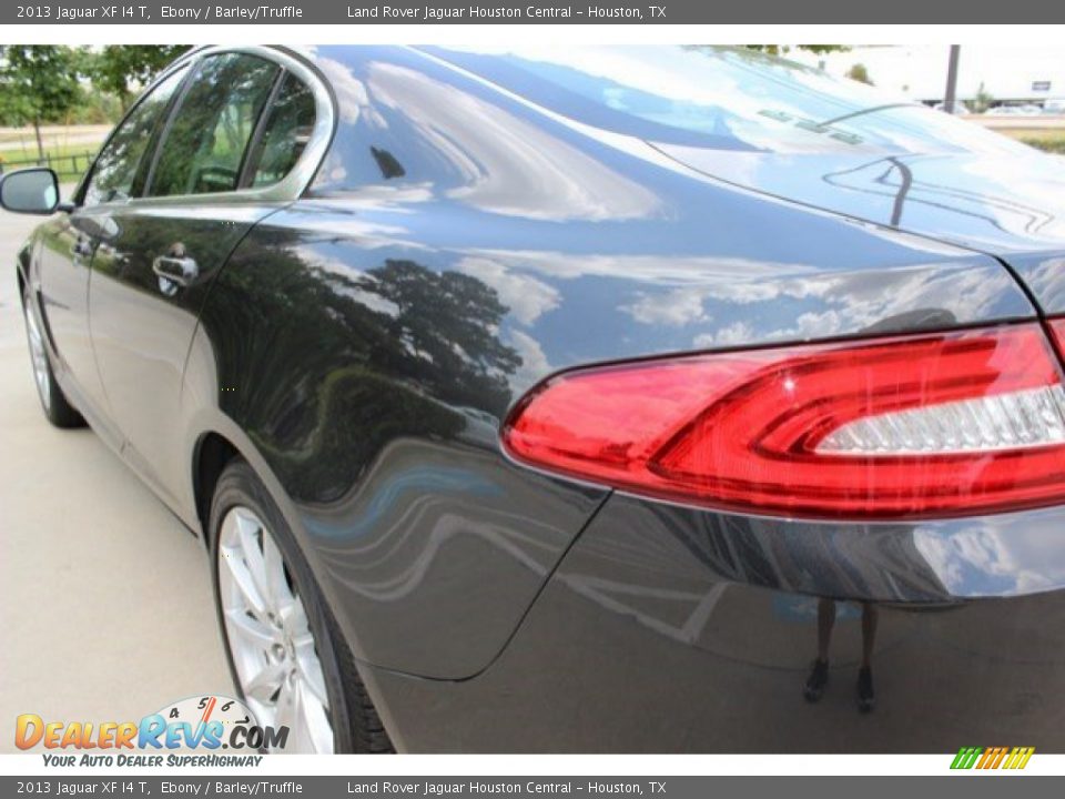 2013 Jaguar XF I4 T Ebony / Barley/Truffle Photo #14