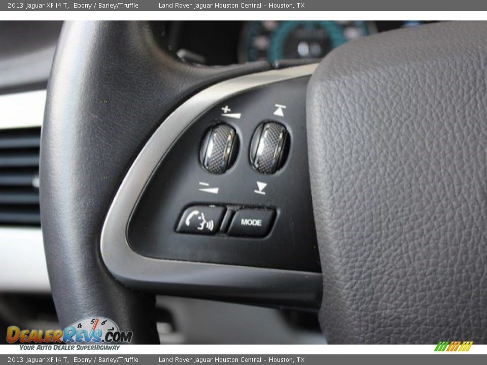 2013 Jaguar XF I4 T Ebony / Barley/Truffle Photo #19