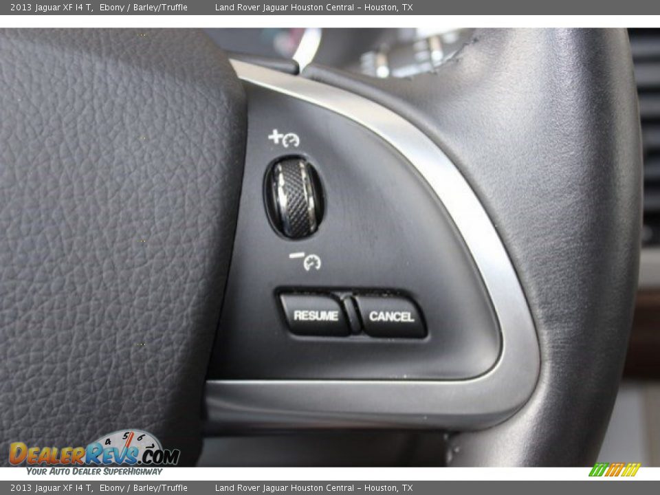 2013 Jaguar XF I4 T Ebony / Barley/Truffle Photo #20
