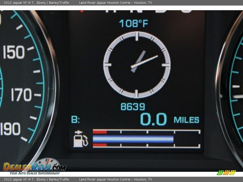 2013 Jaguar XF I4 T Ebony / Barley/Truffle Photo #22