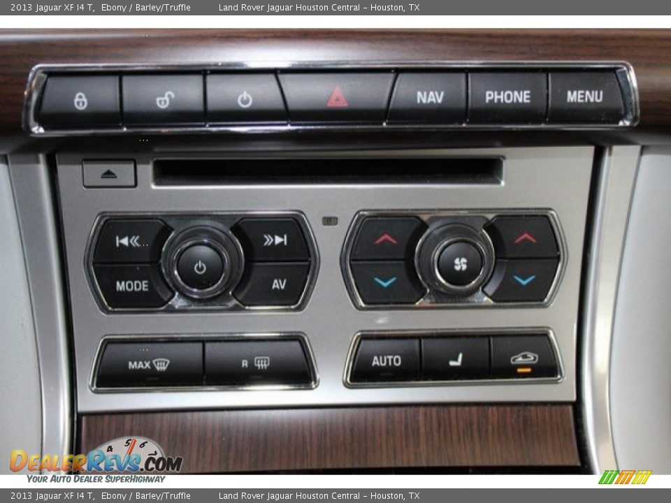 2013 Jaguar XF I4 T Ebony / Barley/Truffle Photo #28